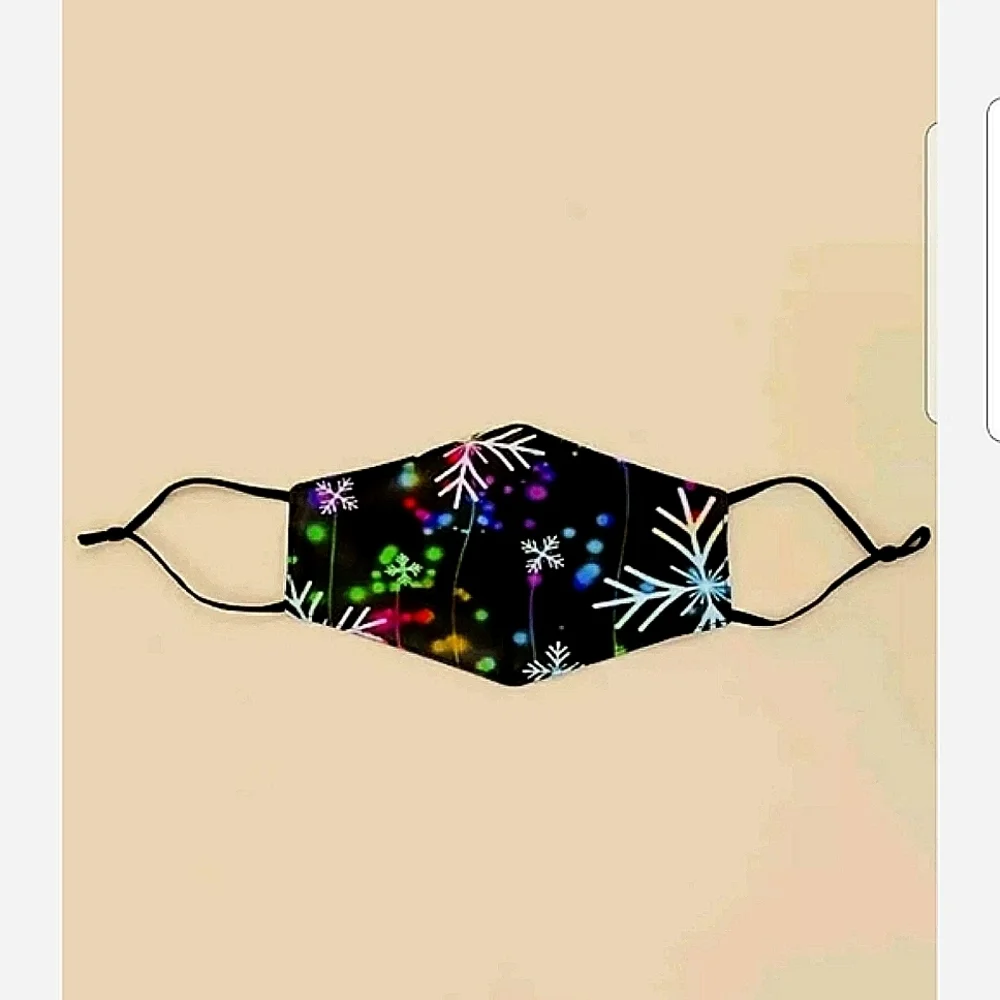 💖Nice Colorful Snowflake Mask